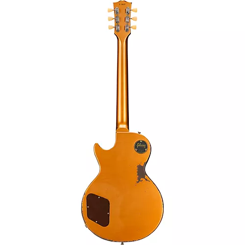 Gibson Custom M2M Murphy Lab Fifty-Five Les Paul Standard Heavy Aged Electric Guitar Double Gold - musicians--Friend