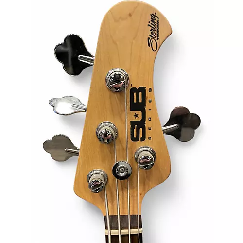 Used Sterling by Music Man S.U.B Stingray Black Electric Bass Guitar Black - musicians--Friend