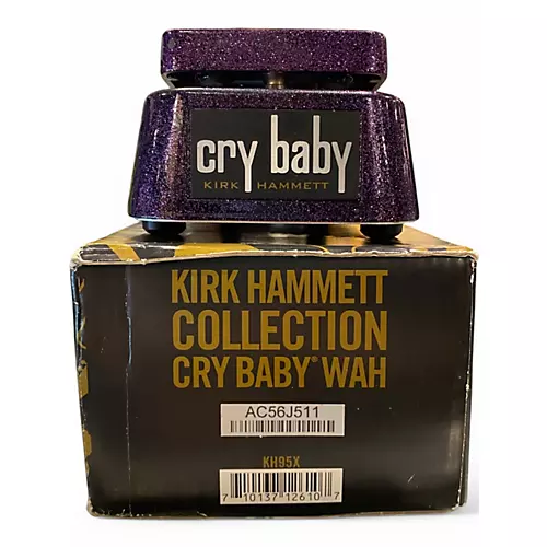 Used Dunlop KH95X Kirk Hammett Signature Cry Baby Wah Effect Pedal - musicians--Friend