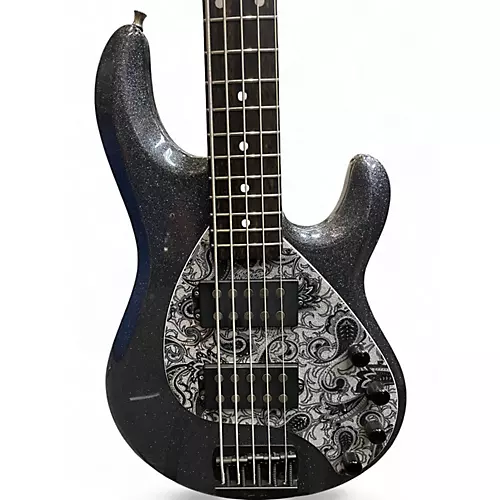Used 2018 Ernie Ball Music Man StingRay Special HH Charcoal Sparkle Electric Bass Guitar Charcoal Sparkle - musicians--Friend