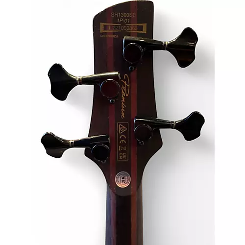 Used Ibanez Premium Series SR1300SB AFRICAN MAHOGANY Electric Bass Guitar AFRICAN MAHOGANY - musicians--Friend