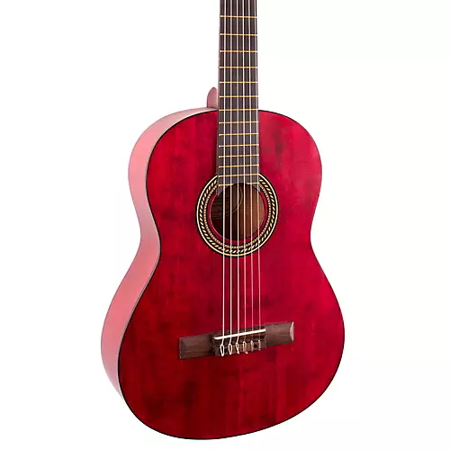 Valencia 200 Series Full Size Classical Acoustic Guitar Transparent Blue - musicians--Friend