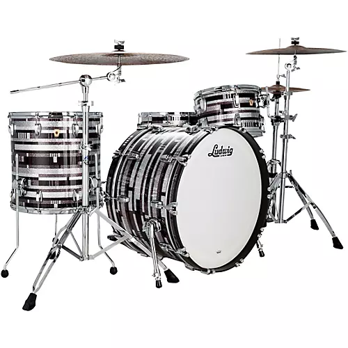 Ludwig Classic Maple 3-Piece Pro Beat Shell Pack with 24 in. Bass Drum Digital Sparkle - musicians--Friend