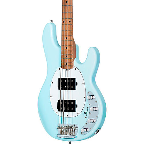 Sterling by Music Man StingRay RAY34 HH Bass Daphne Blue - musicians--Friend