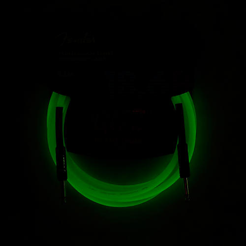 Fender Professional Series Glow in the Dark Straight to Straight Instrument Cable 10 ft. Orange - musicians--Friend