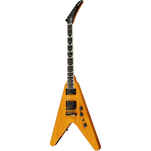 Gibson Dave Mustaine Flying V EXP Electric Guitar Silver Metallic - musicians--Friend