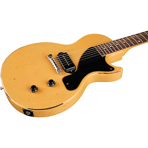 Gibson Custom Murphy Lab 1957 Les Paul Junior Single-Cut Reissue Heavy Aged Electric Guitar TV Yellow - musicians--Friend