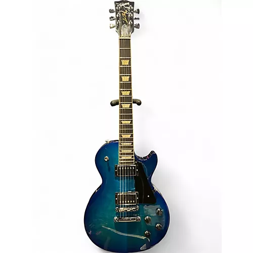 Used Gibson Les Paul Studio Session Blueberry Burst Solid Body Electric Guitar Blueberry Burst - musicians--Friend