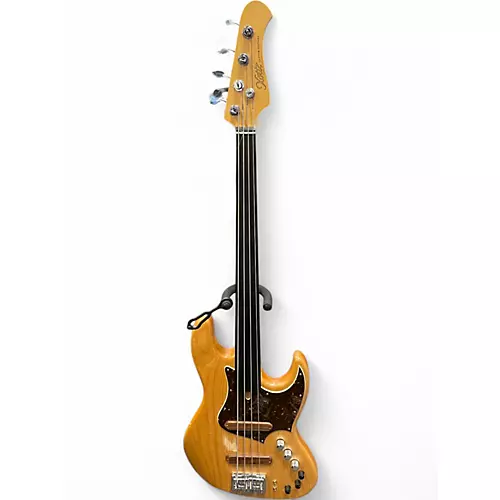 Used Xotic SJ-1TFL Natural Electric Bass Guitar Natural - musicians--Friend
