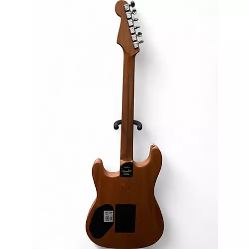 Used Fender American Acoustasonic Stratocaster Black Acoustic Electric Guitar Black - musicians--Friend