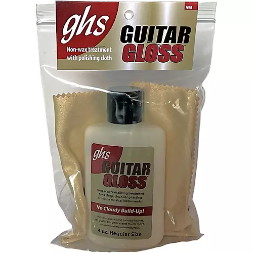 GHS 4 oz. Guitar Gloss With Polishing Cloth - musicians--Friend