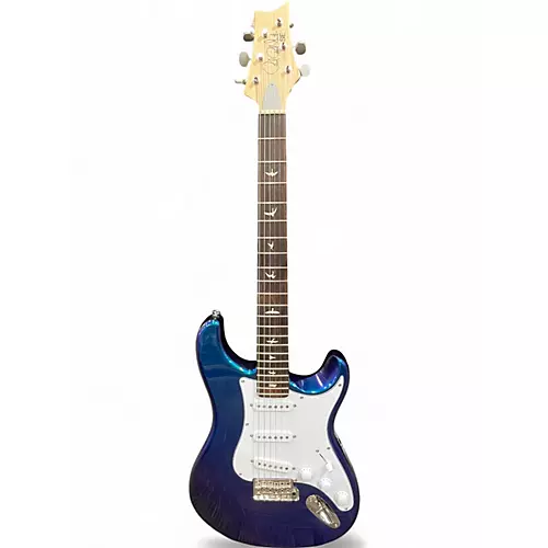Used PRS SE Silver Sky Trans Blue Solid Body Electric Guitar Trans Blue - musicians--Friend