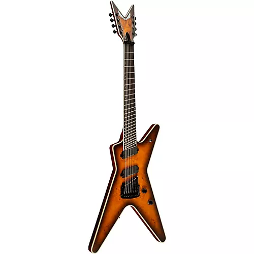 Dean ML Select 8-String Multi-Scale with Kahler Electric Guitar Satin Natural Black Burst - musicians--Friend