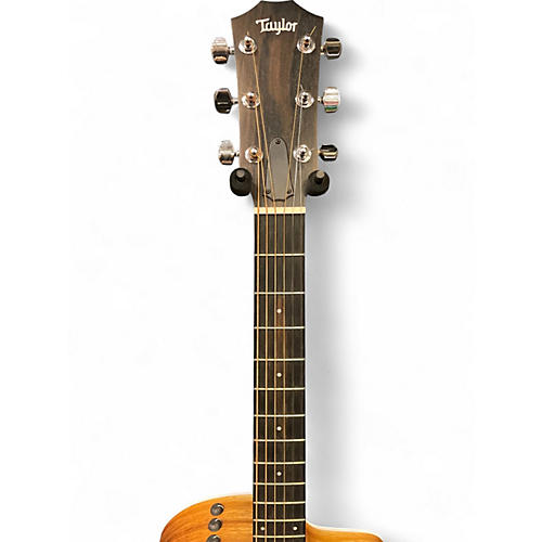 Used Taylor 214cek DLX Natural Acoustic Guitar Natural - musicians--Friend