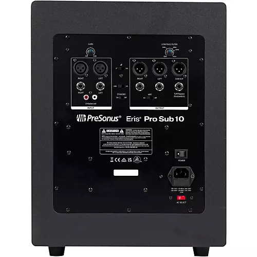 PreSonus Eris Pro Sub 10 (2nd Gen) Studio Subwoofer - musicians--Friend