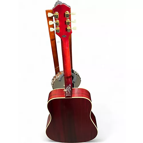 Used Epiphone HUMMINGBIRD INSPIRED BY GIBSON SUNBURST Acoustic Electric Guitar SUNBURST - musicians--Friend