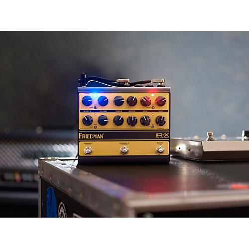Friedman IR-X Dual-Tube Preamp DI+IR Dual-Channel 12AX7 Tubes Effects Pedal Black - musicians--Friend
