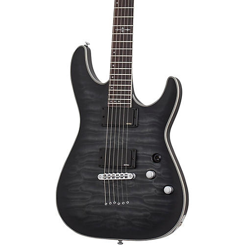 Schecter Guitar Research C-1 Platinum Electric Guitar Satin Purple Burst - musicians--Friend