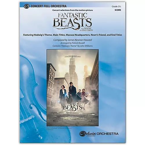 BELWIN Fantastic Beasts and Where to Find Them Conductor Score 3.5 - musicians--Friend