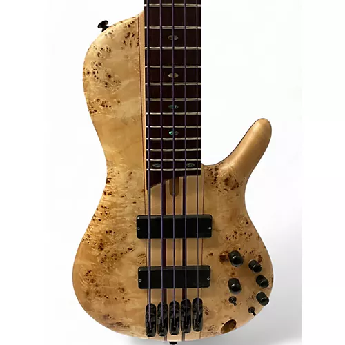 Used Ibanez SRSC805 Natural Electric Bass Guitar Natural - musicians--Friend