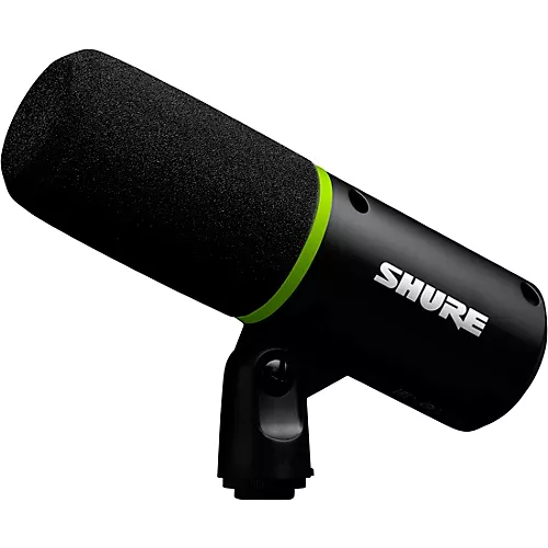 Shure MV6 USB Speech Microphone, Black - musicians--Friend