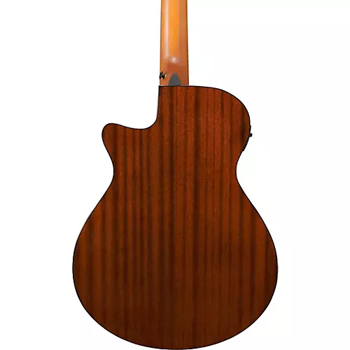 Ibanez AEGB25E Grand Concert Acoustic-Electric Bass Guitar Transparent Black Sunburst - musicians--Friend