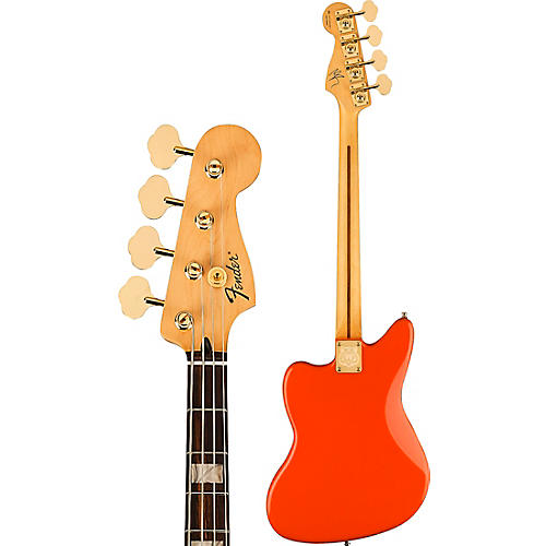 Fender Mike Kerr Jaguar Bass Tiger's Blood Orange - musicians--Friend
