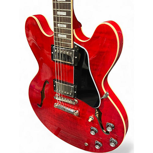 Used Gibson ES335 Figured Cherry Hollow Body Electric Guitar Cherry - musicians--Friend