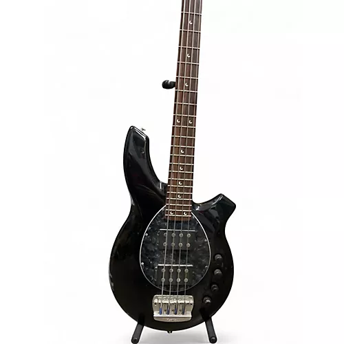 Used Ernie Ball Music Man Bongo 4 String BLACK Electric Bass Guitar BLACK - musicians--Friend