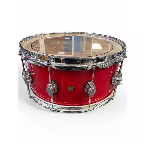 Used DW 14X6.5 Performance Series Snare Red Drum Red 213 - musicians--Friend