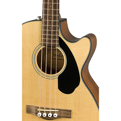 Fender CB-60SCE Acoustic-Electric Bass Guitar Black - musicians--Friend