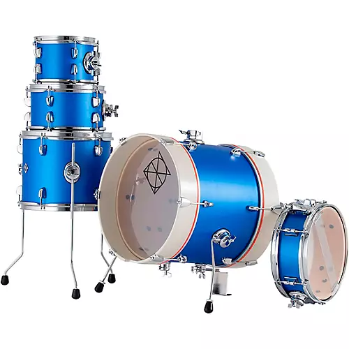 Dixon Jet Set Plus 5-Piece Shell Pack Sub Zero White - musicians--Friend