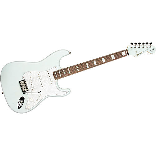 Fender Kenny Wayne Shepherd Stratocaster Electric Guitar Transparent Faded Sonic Blue - musicians--Friend