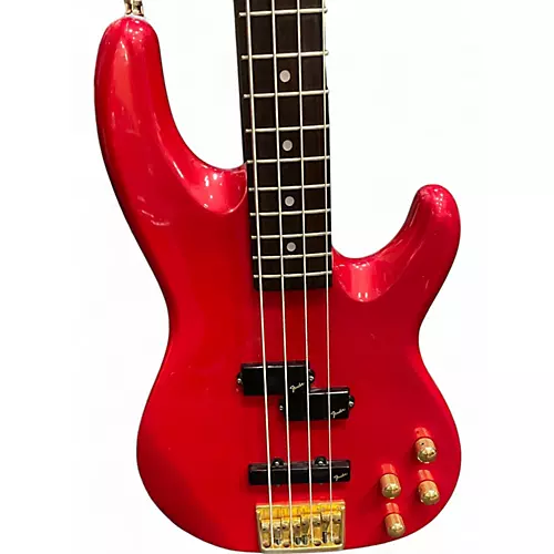 Used 1989 Fender PRECISION BASS Candy Apple Red Electric Bass Guitar Candy Apple Red - musicians--Friend