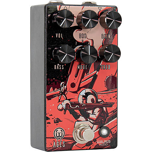 Walrus Audio Ages Overdrive Luna Series V2 Effects Pedal Metallic Black - musicians--Friend