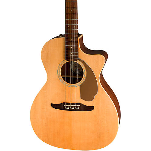 Fender California Newporter Player Acoustic-Electric Guitar Natural - musicians--Friend