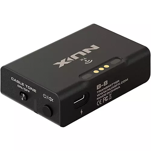 NUX B-8 Professional 2.4gHz Guitar Wireless System Black - musicians--Friend