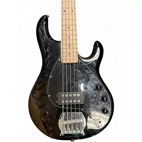 Used Sterling by Music Man Ray5 5 String Black Electric Bass Guitar Black - musicians--Friend