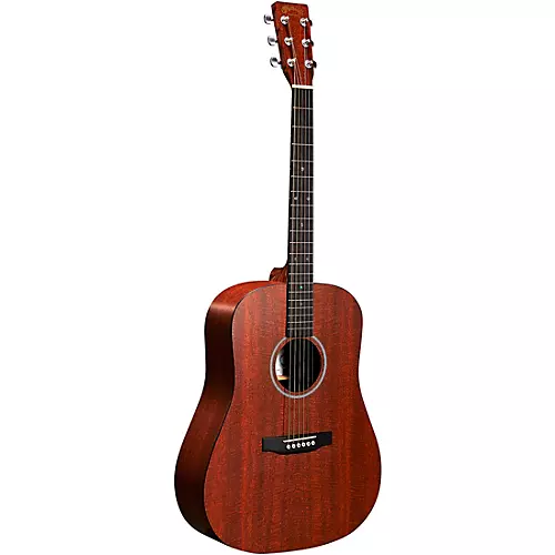 Martin DX1E X Series Dreadnought Acoustic-Electric Guitar Figured Mahogany - musicians--Friend