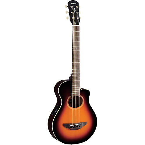 Yamaha APXT2 3/4 Thinline Acoustic-Electric Cutaway Guitar Black - musicians--Friend