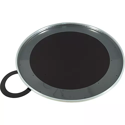 Aquarian Force II Resonant Bass Drum Head Black 20 in. - musicians--Friend