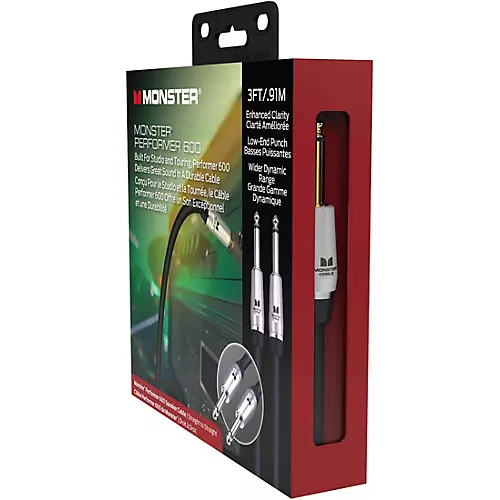 Monster Cable Prolink Performer 600 Speaker Cable 12 ft. Black - musicians--Friend