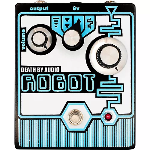 Death By Audio Robot Lo-fi Pitch Shifter Effects Pedal Black and Blue - musicians--Friend