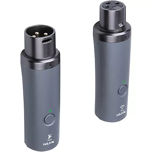 NUX B-3RC 2.4GHz Wireless Mic System Dynamic Mic Bundle With Recharging Case Black - musicians--Friend