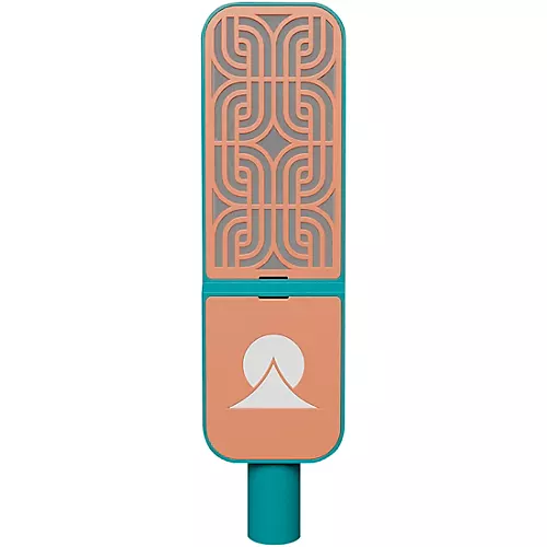 Ohma World Motif Condenser Microphone White & Stainless Steel - musicians--Friend