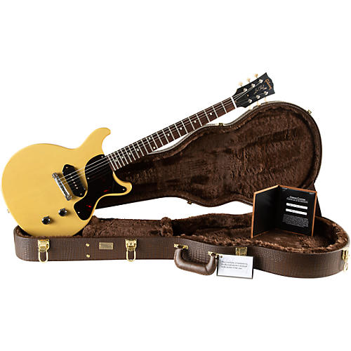 Gibson Custom 1958 Les Paul Junior Double-Cut Reissue VOS Electric Guitar TV Yellow - musicians--Friend