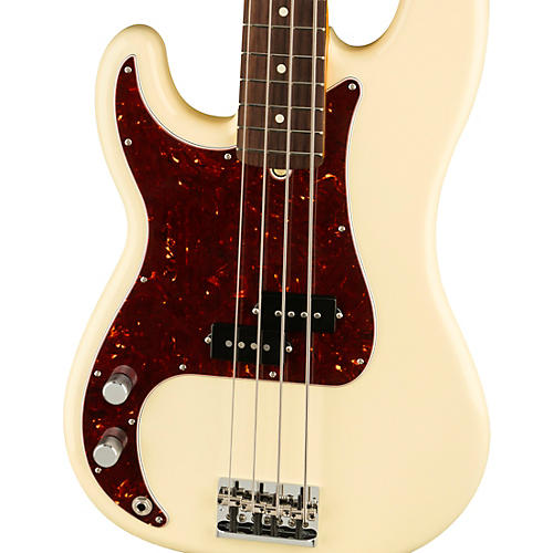 Fender American Professional II Precision Bass Rosewood Fingerboard Left-Handed Olympic White - musicians--Friend