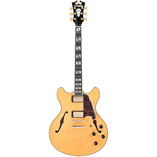 D'Angelico Deluxe DC Semi-Hollow Electric Guitar Satin Trans Wine - musicians--Friend