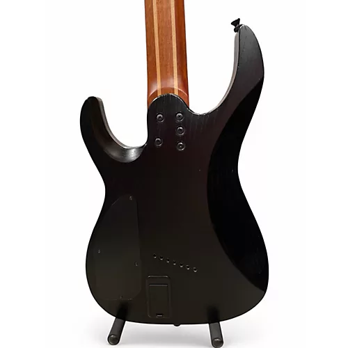 Used Legator Ninja Performance 7 Multi Scale Black Solid Body Electric Guitar Black - musicians--Friend