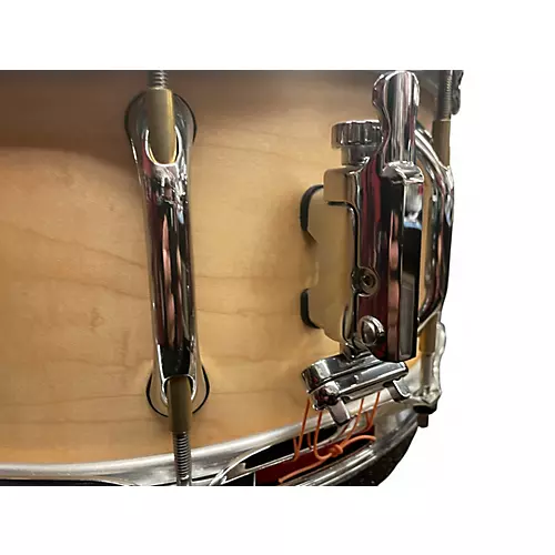 Used Pearl 6.5X14 Sensitone Snare Natural Drum Natural 15 - musicians--Friend